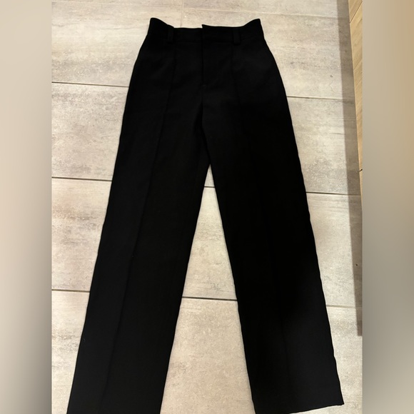 Black zara trousers (effortless pants style) Size S - Picture 1 of 2